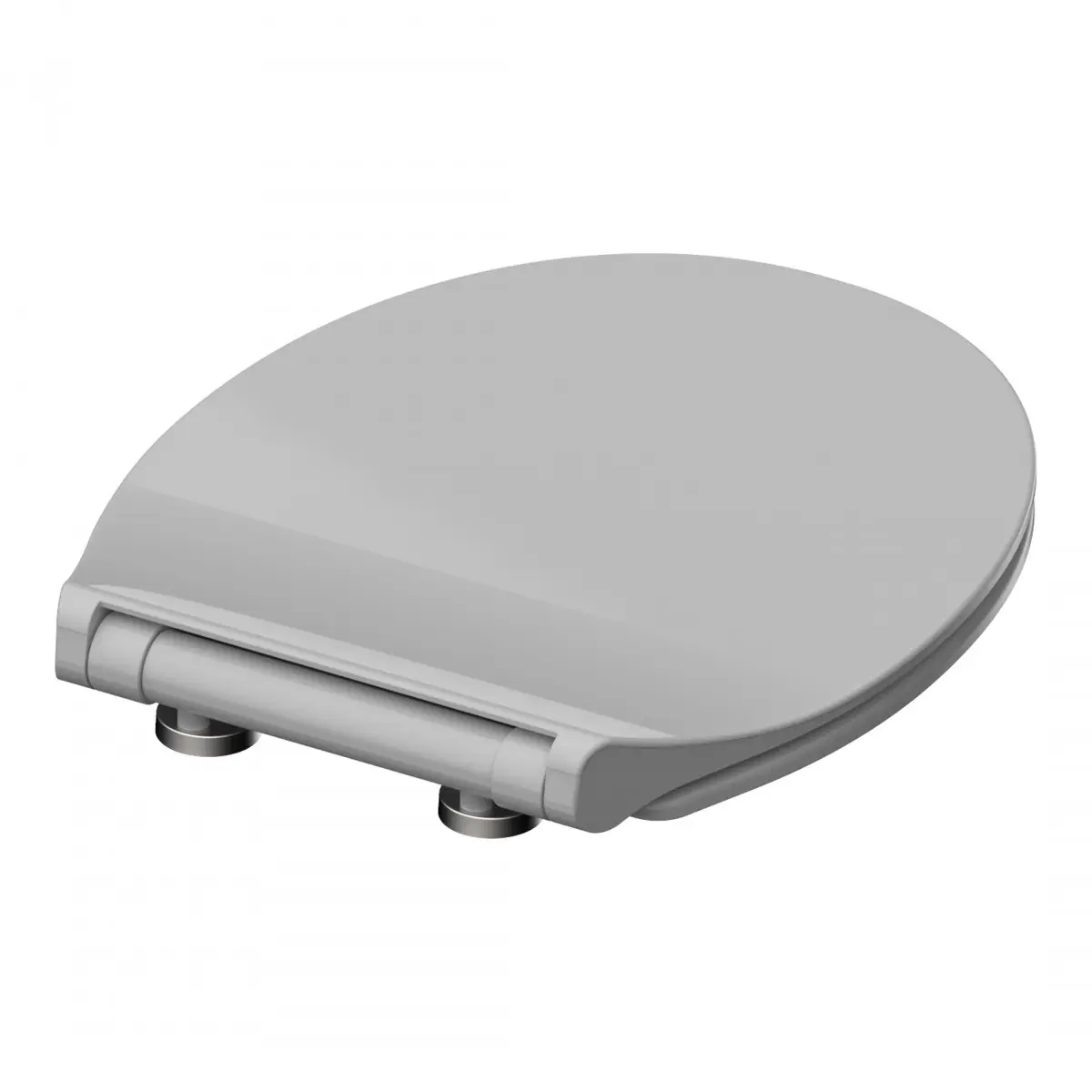 SLIM GREY WC-Sitz extra-flach mit Absenkautomatik
