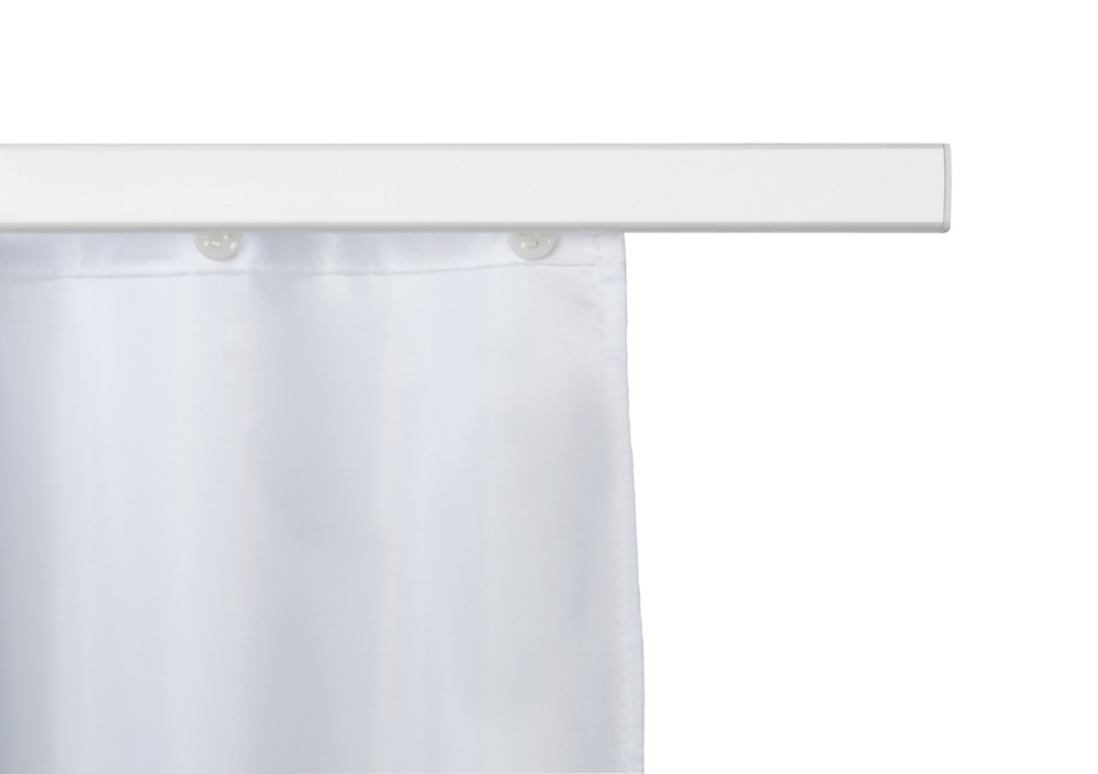 ERA weiss 125-210 cm Teleskop-Duschschiene