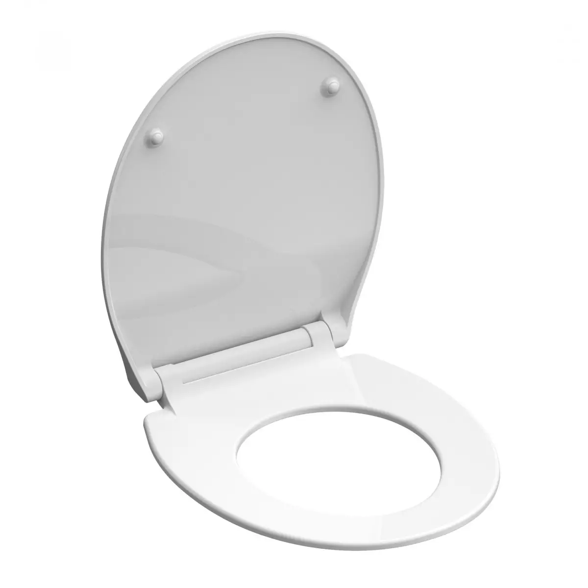 SLIM WHITE WC-Sitz extra-flach mit Absenkautomatik