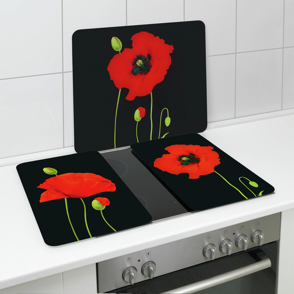 MOHN Multiplatte 56x50 cm aus Glas MOHN Multiplatte 56x50 cm aus Glas
