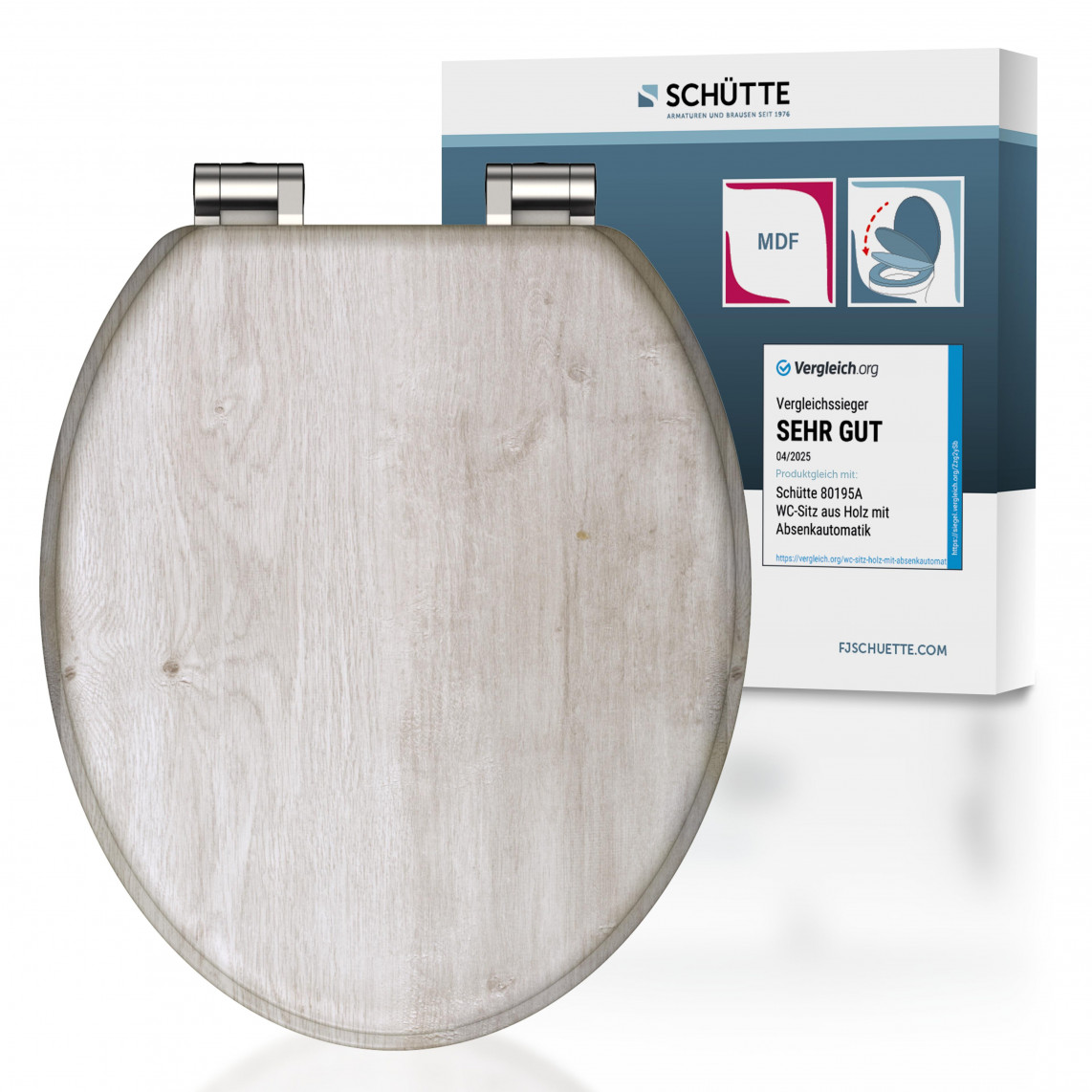 LIGHT WOOD WC-Sitz mit Absenkautomatik