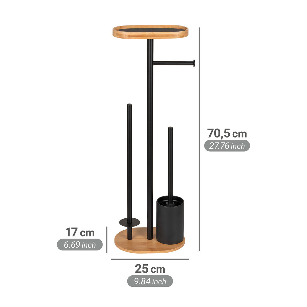 POMAROLO Stand WC-Garnitur mit Ablage