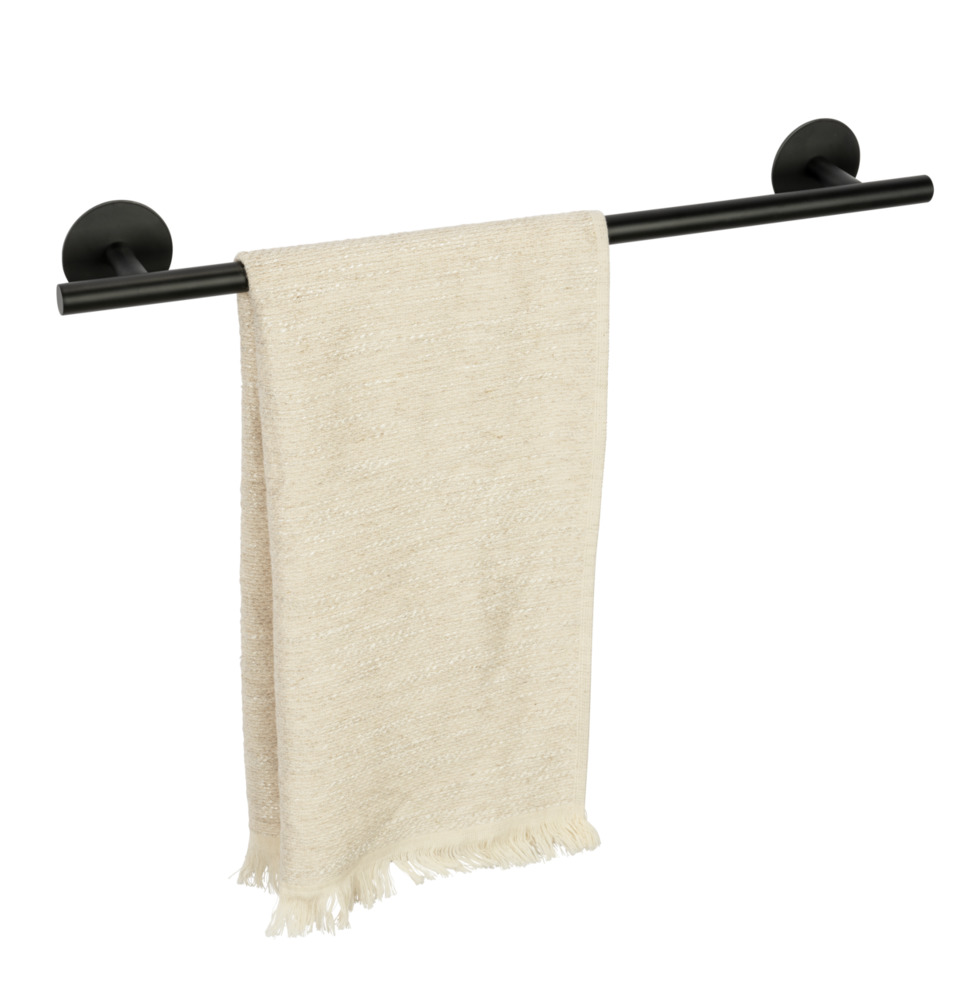 MELETO schwarz 60 cm Badetuchstange MELETO schwarz 60 cm Badetuchstange