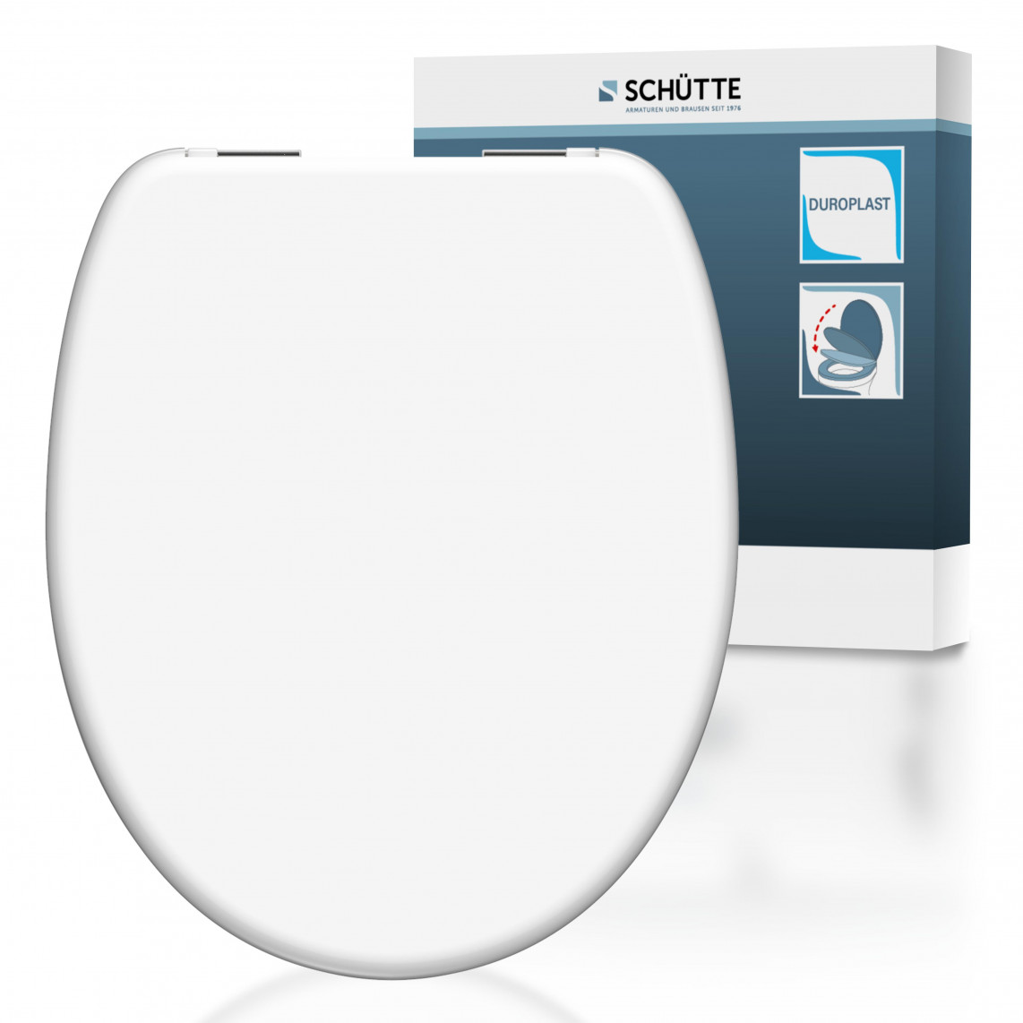 WHITE WC-Sitz  aus Duroplast, Absenkautomatik
