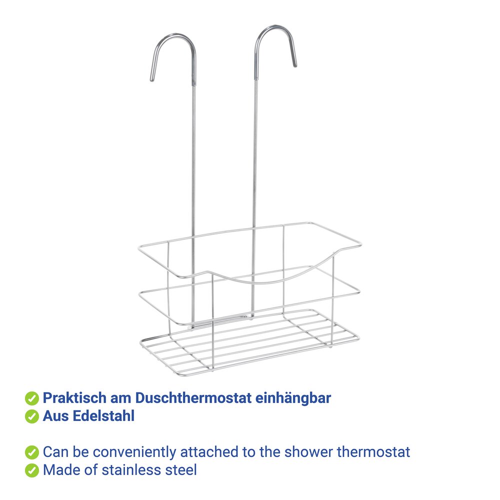 MELUN silber Duschcaddy für die Armatur