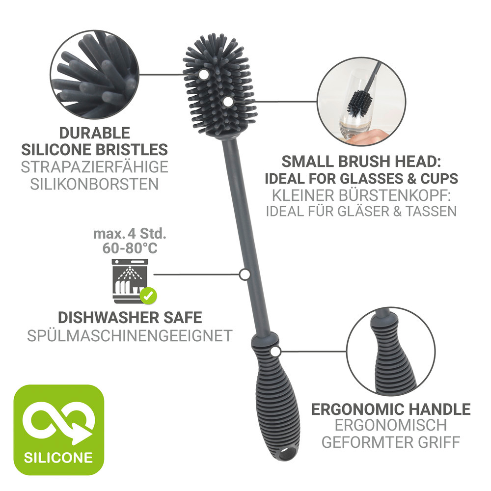 SPÜLORGANIZER schwarz, 5-teiliges Set