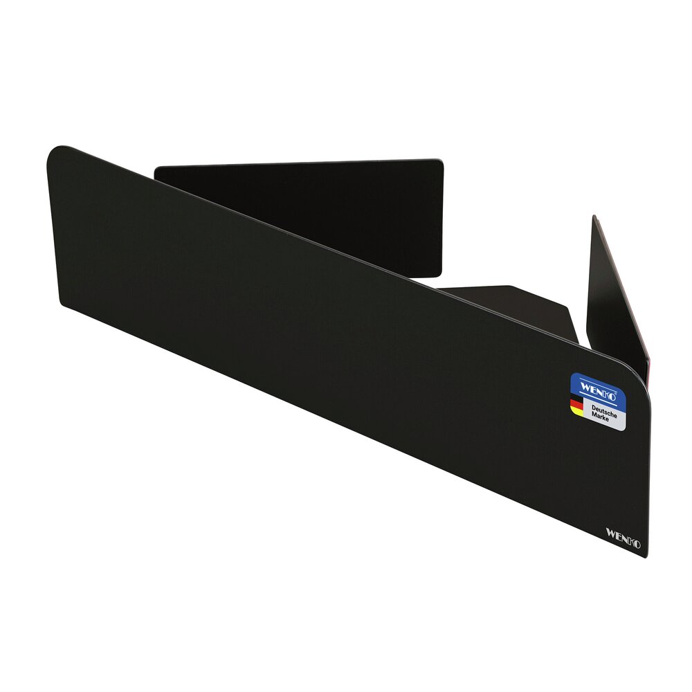 LIZAN schwarz Turbo-Loc® Eckablage aus Edelstahl