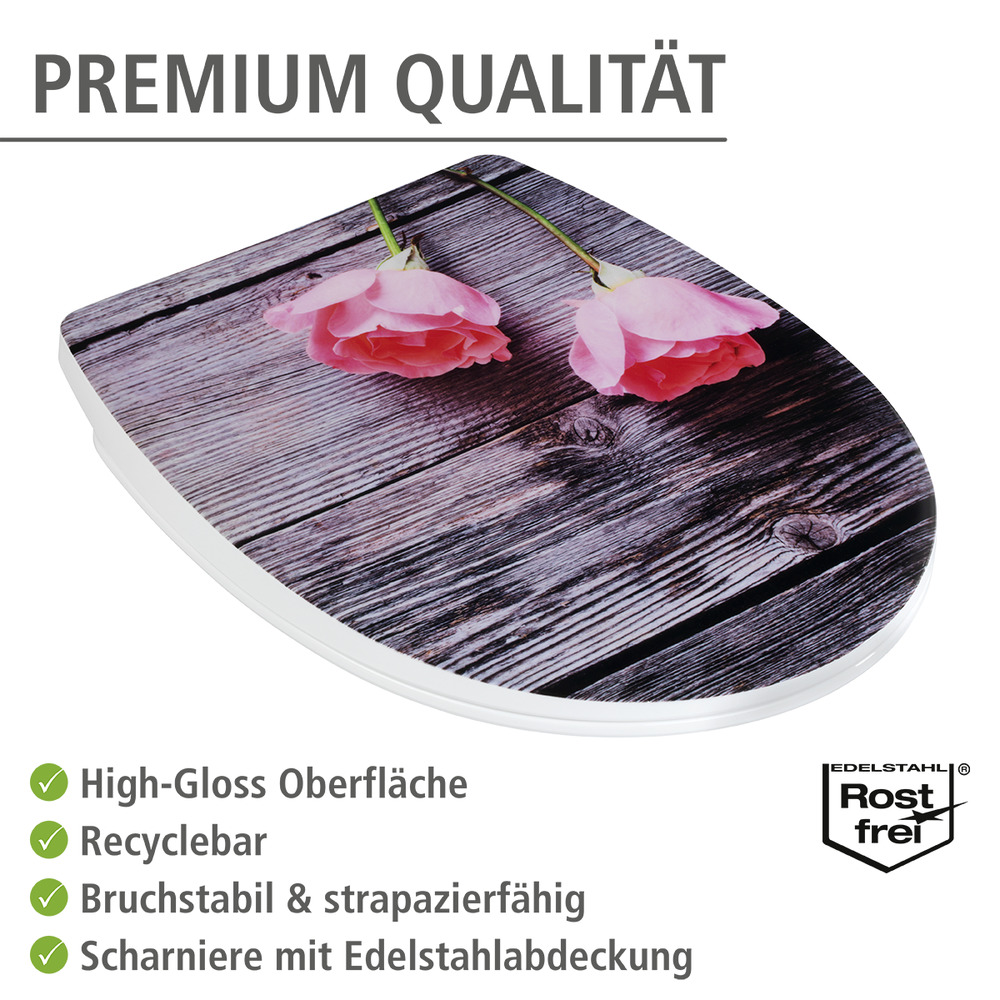 ROSEWOOD WC-Sitz mit Absenkautomatik ROSEWOOD WC-Sitz mit Absenkautomatik