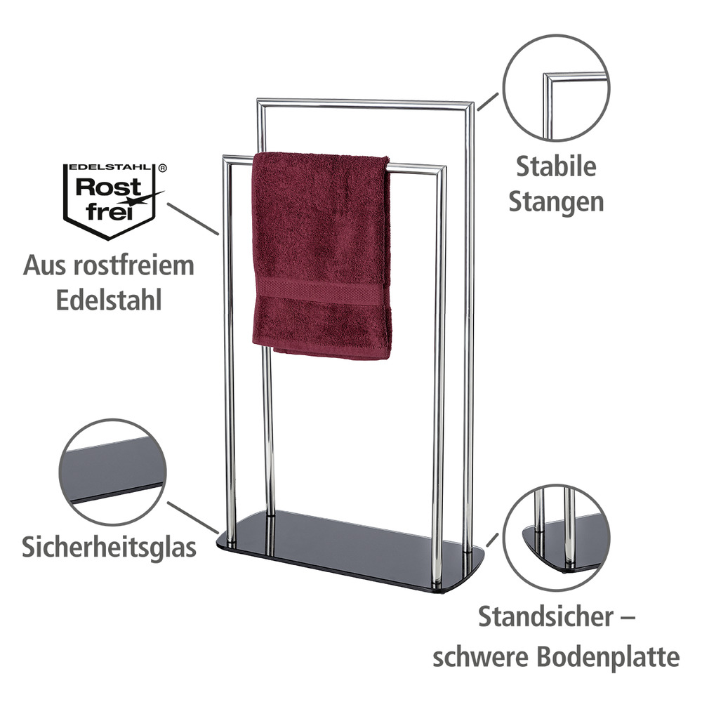 RAVINA Bürstengarnitur + Handtuchständer im Set
