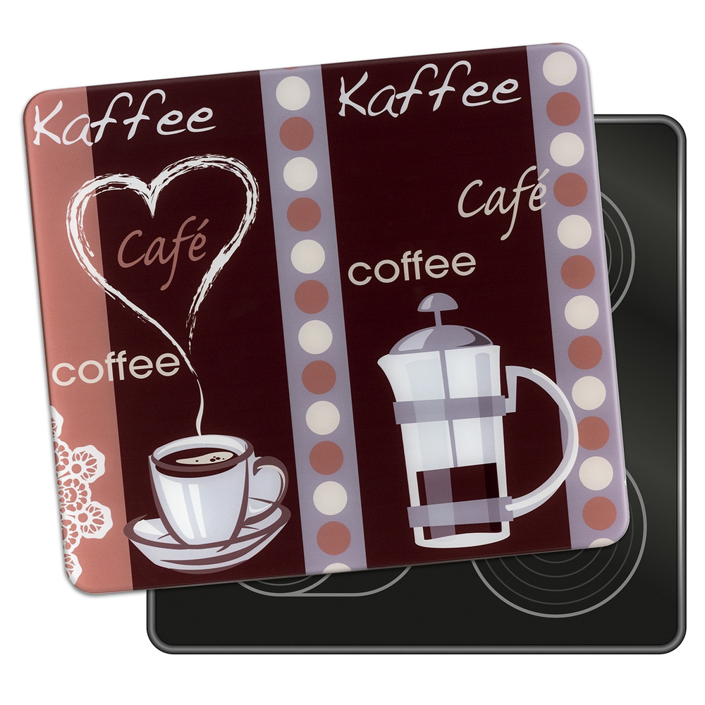 KAFFEEDUFT Multiplatte 56x50 cm aus Glas