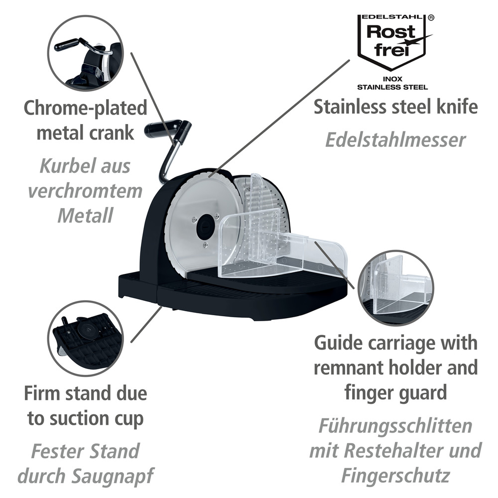 SCHWARZ manuelle Brotschneidemaschine