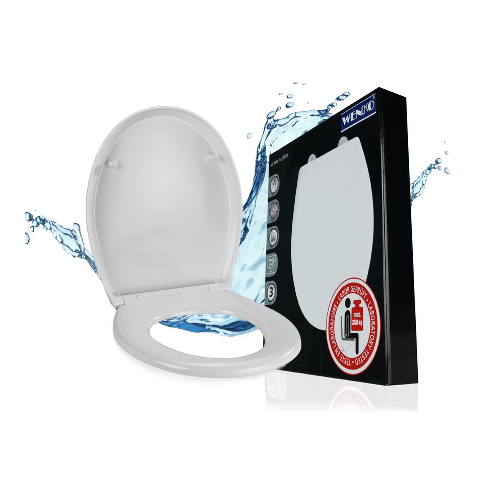 GUBBIO Toilettendeckel belastbar bis 350 kg