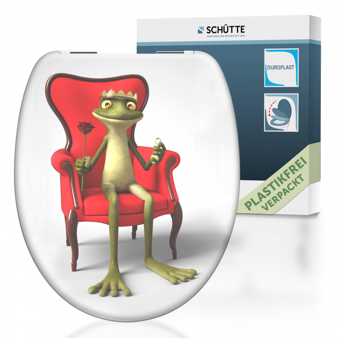 FROG KING WC-Sitz mit Absenkautomatik