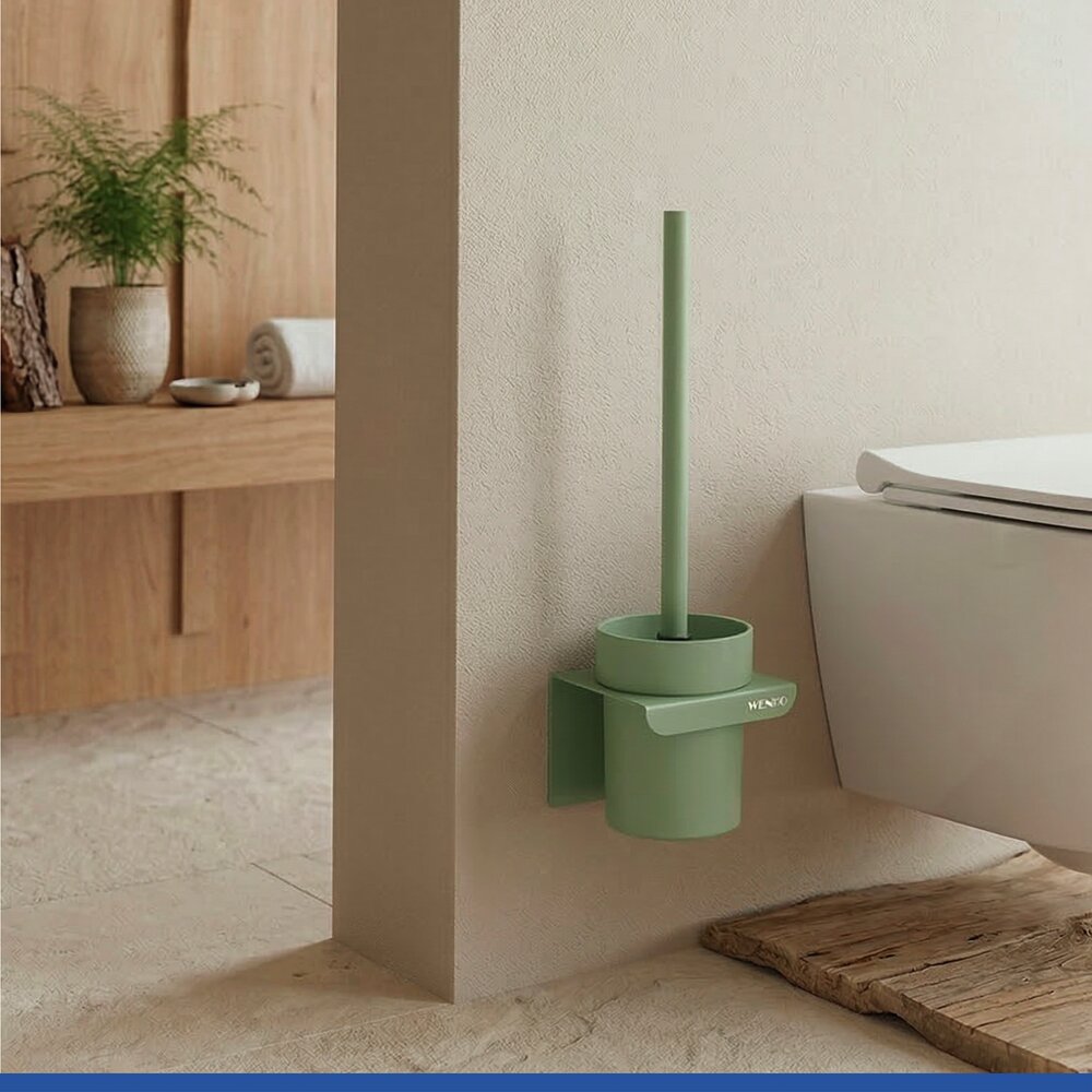 LIZAN grün Turbo-Loc® WC-Garnitur ohne Bohren
