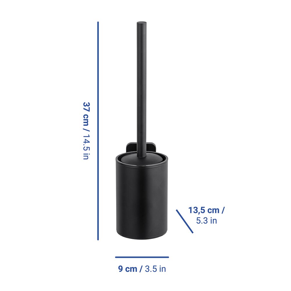 PORTO black Turbo-Loc® WC-Garnitur, Silikon-Bürstenkopf