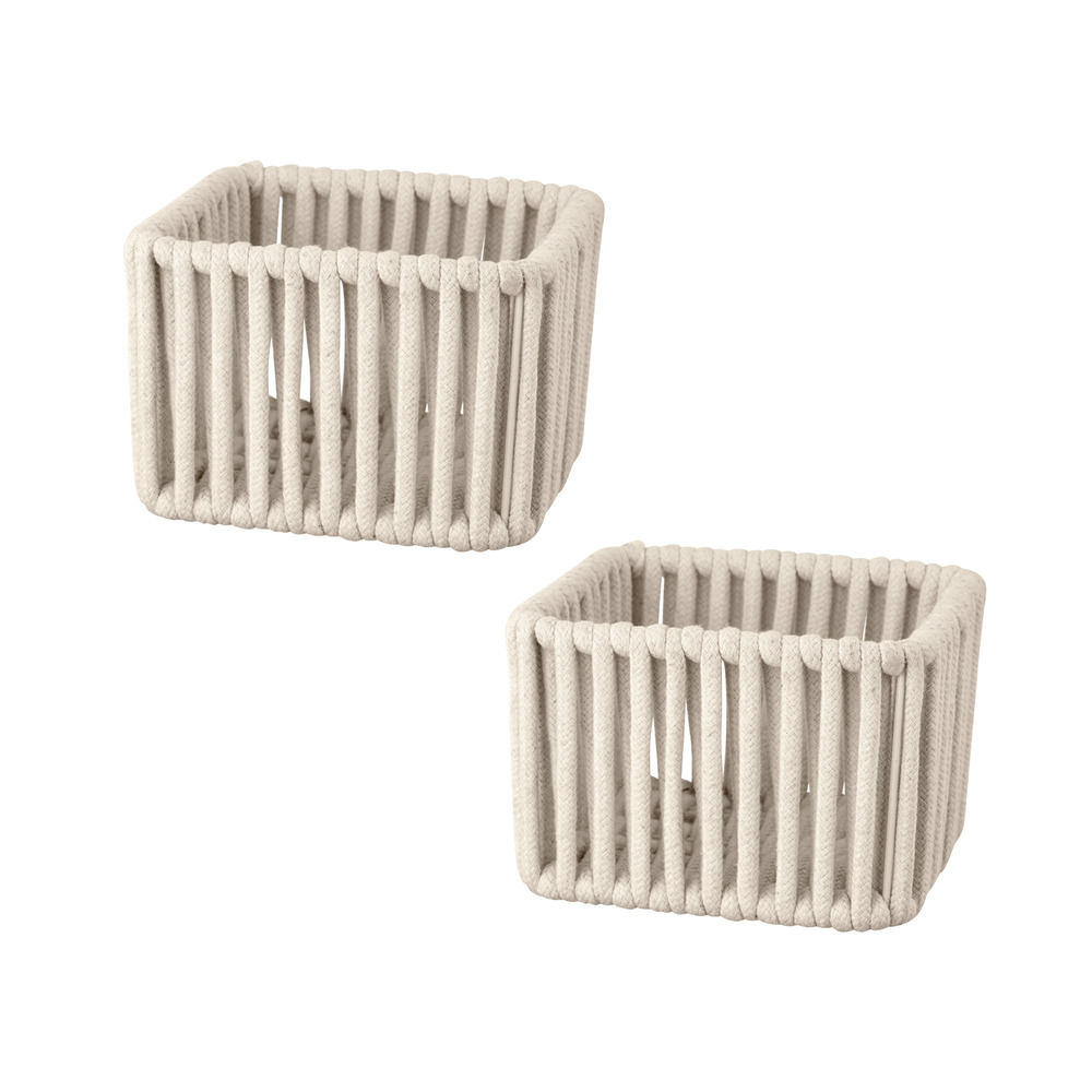 Badkörbe Mod. ZOVO S, Natur, 2er Set