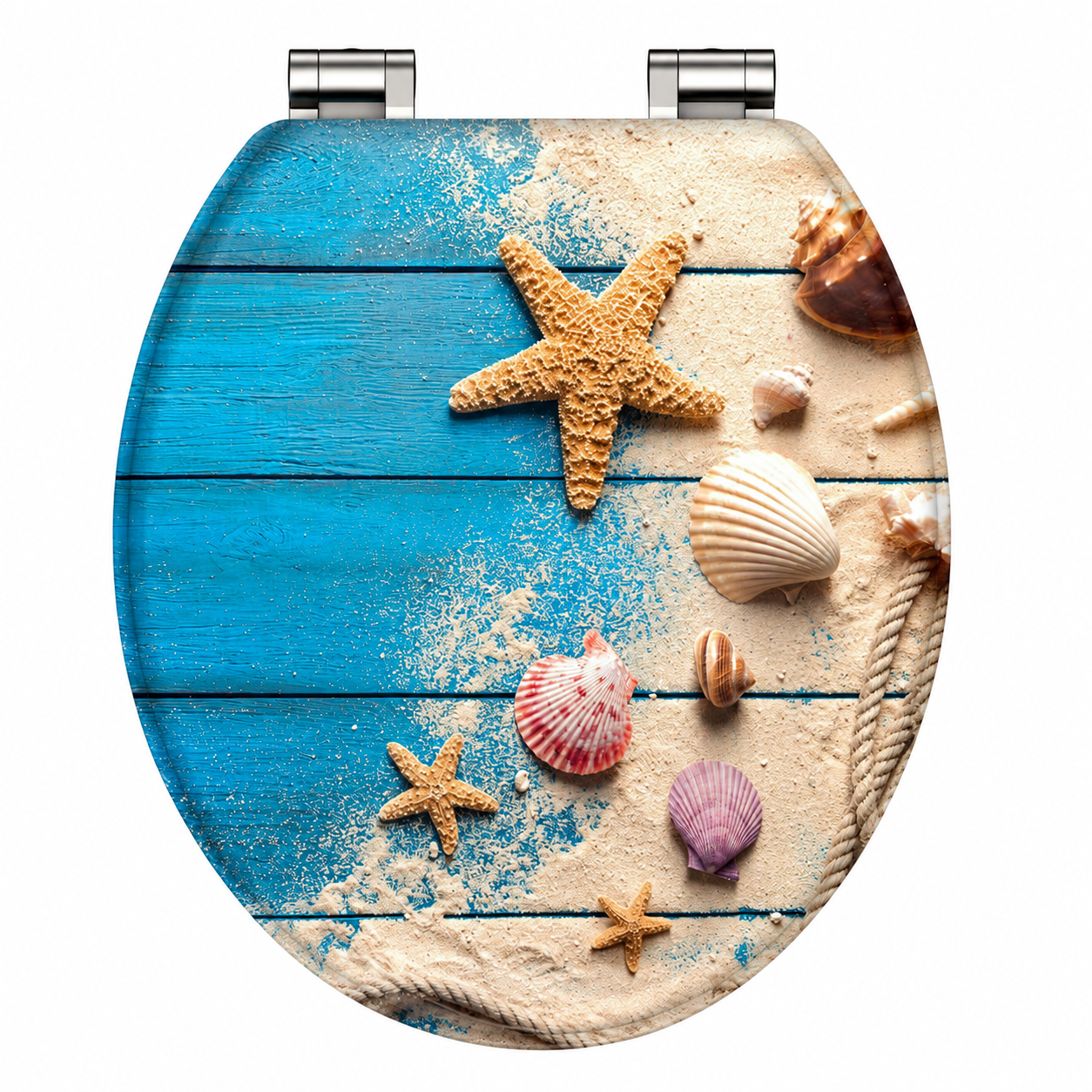 BEACH AND WOOD WC-Sitz mit MDF-Holzkern