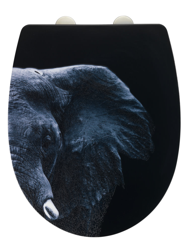 ELEPHANT Premium WC-Sitz mit Relief, Thermoplast