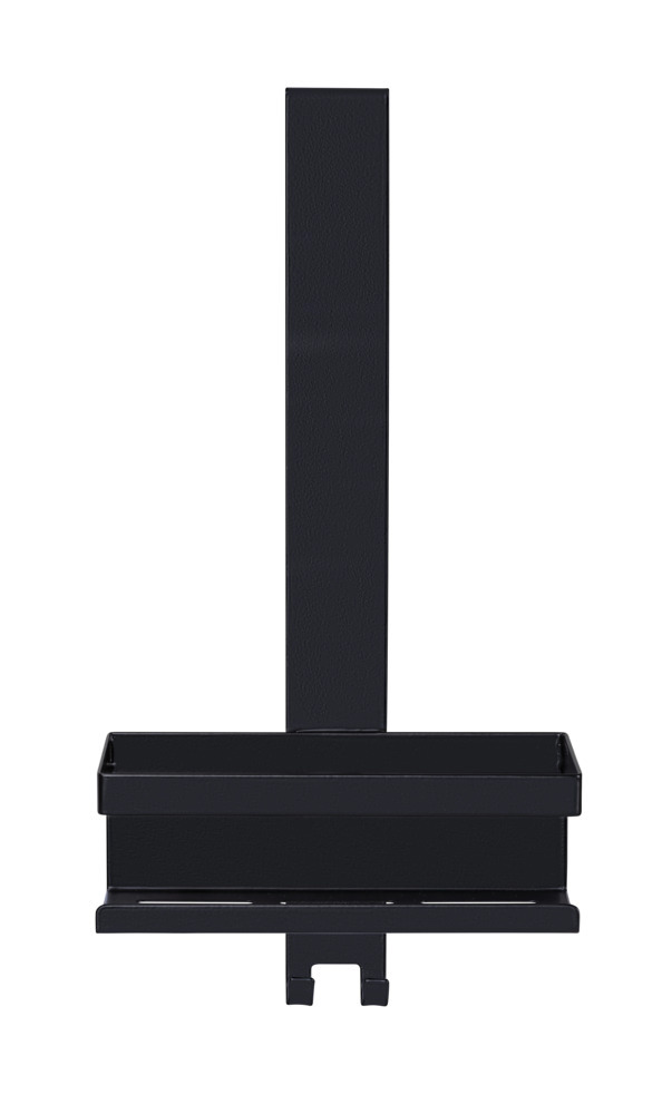 BRIBANO Uno schwarz Duschcaddy aus Edelstahl