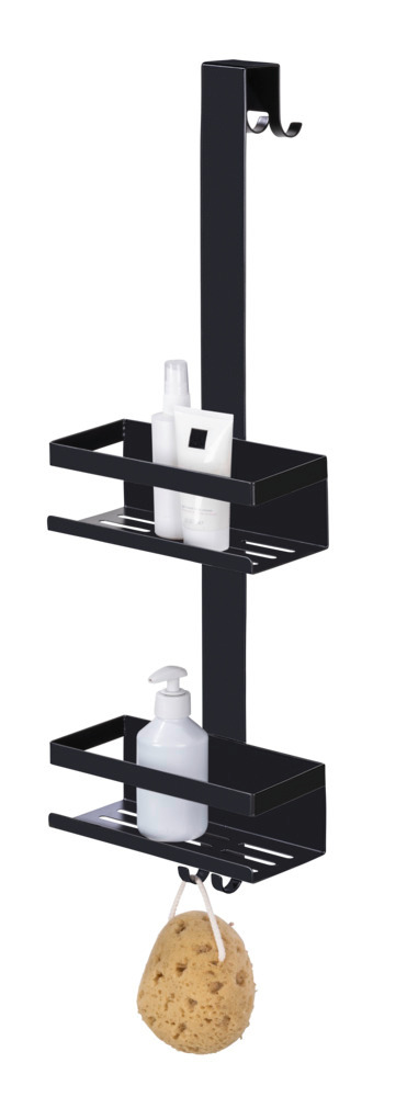 BRIBANO Duo schwarz Duschcaddy aus Edelstahl BRIBANO Duo schwarz Duschcaddy aus Edelstahl
