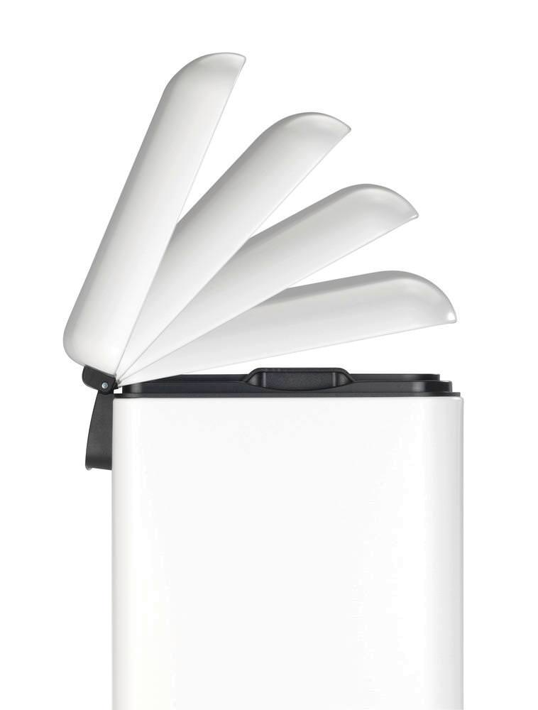 54920100_treteimer-studio7 STUDIO weiss Treteimer, 30 Liter, Easy Close