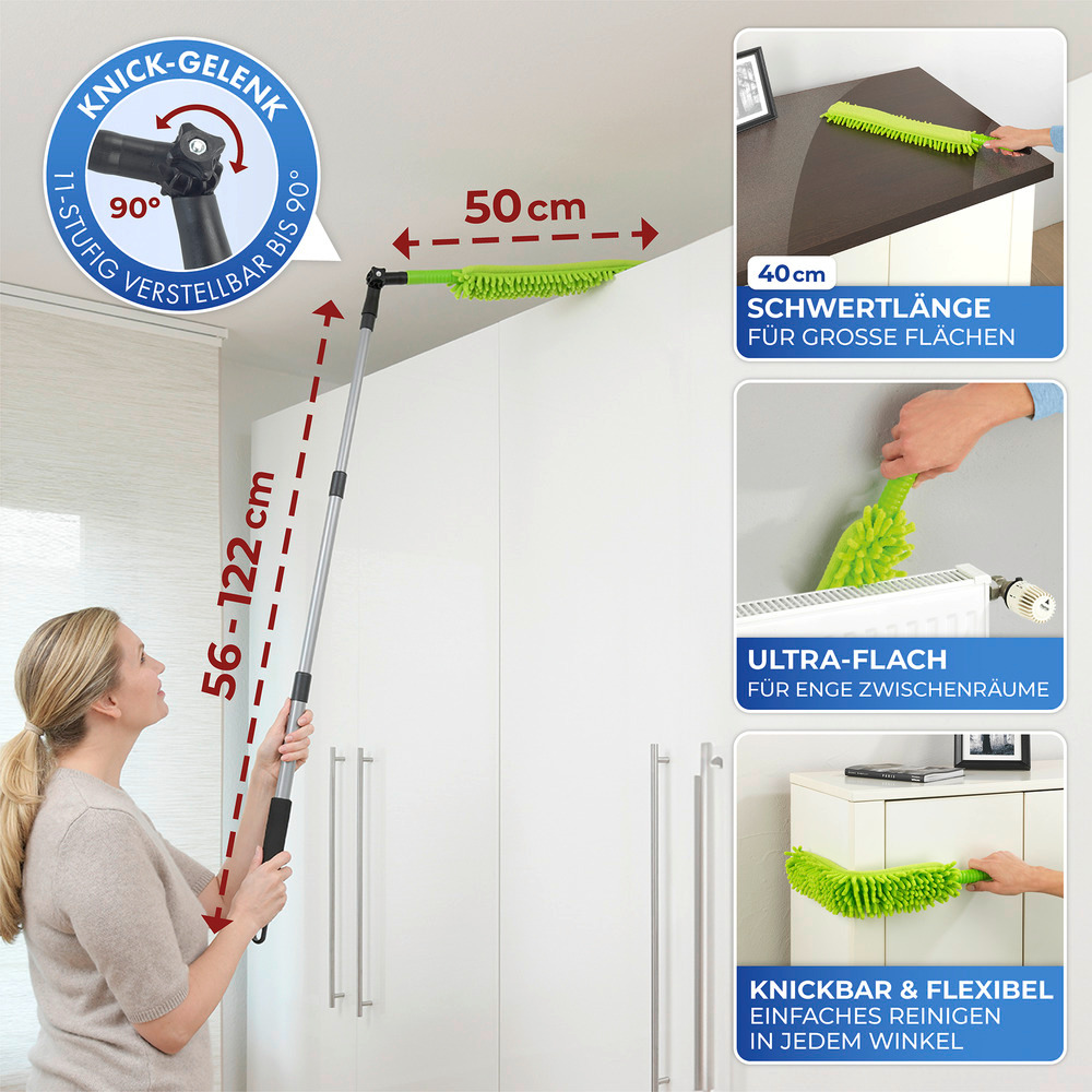 Teleskop Staubschwert mit Knickgelenk