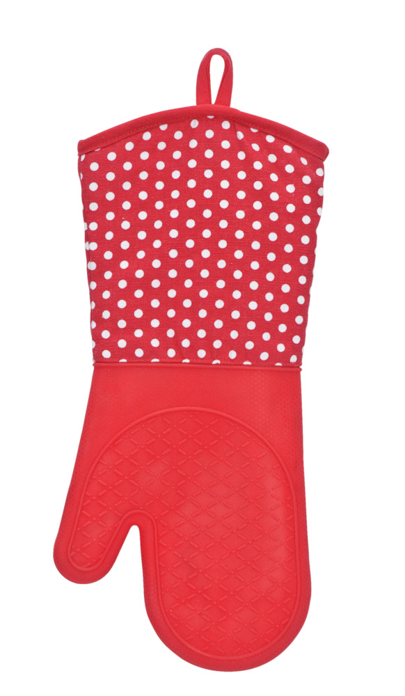 Topfhandschuhe Silikon Rot