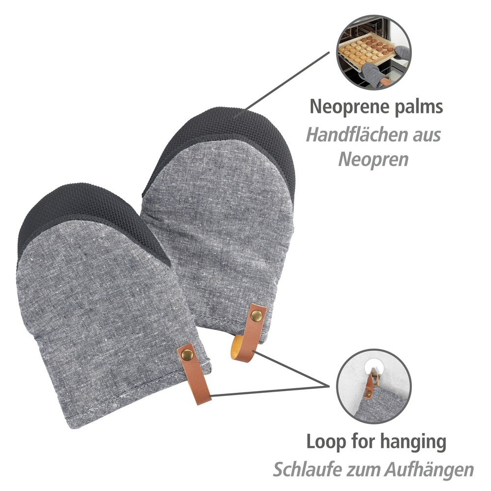 ADA Mini grau Topfhandschuhe Mod. Ada Mini Grau
