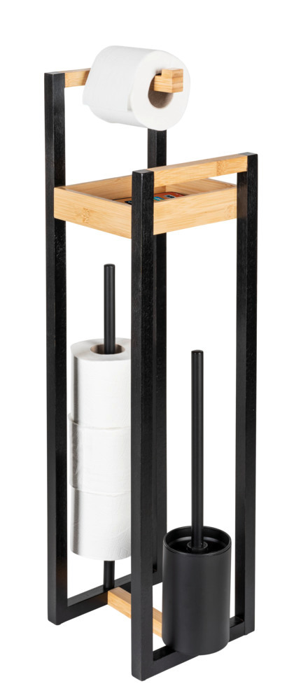 BRAIDI 4in1 Stand WC-Garnitur aus Bambus