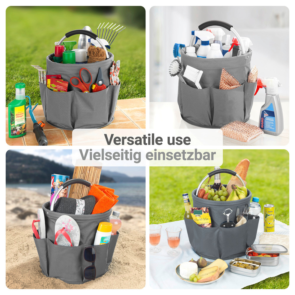 CADDY anthrazit Universal-Aufbewahrungkorb, 2er-Set