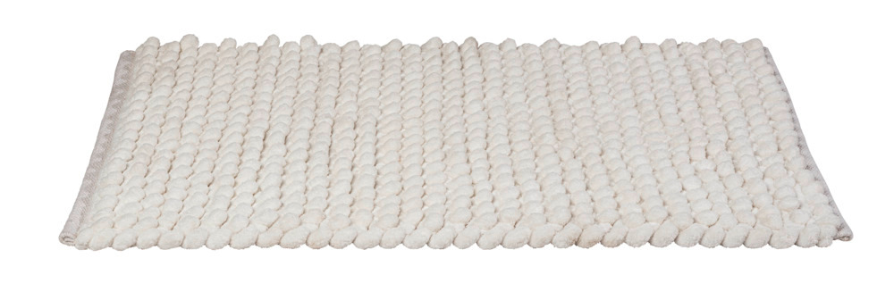 SOLIVO weiß Badteppich 2200 g/m², 50x80 cm