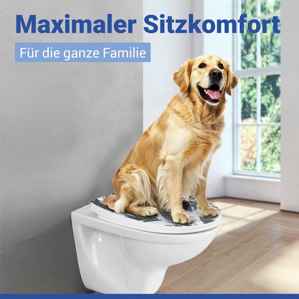 AGEN WC-Sitz belastbar bis 350 kg