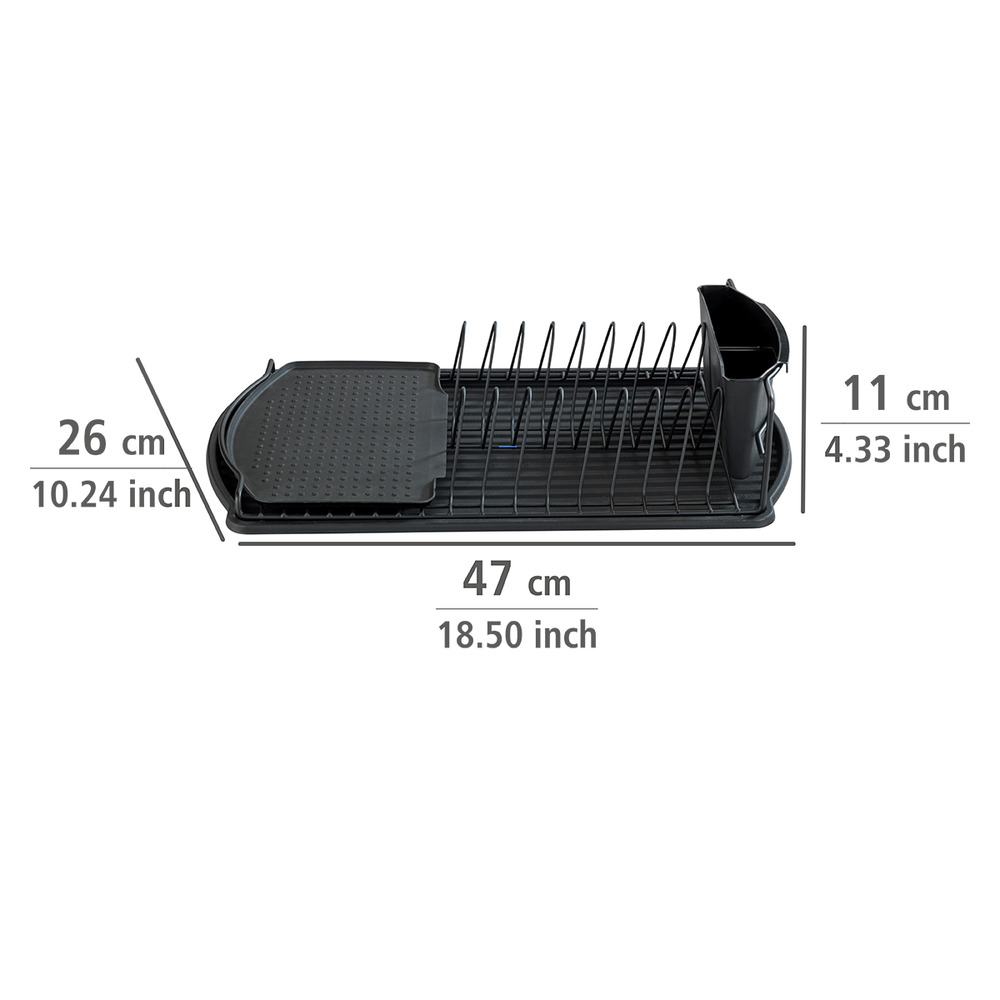 BASIC schwarz Geschirrabtropfer