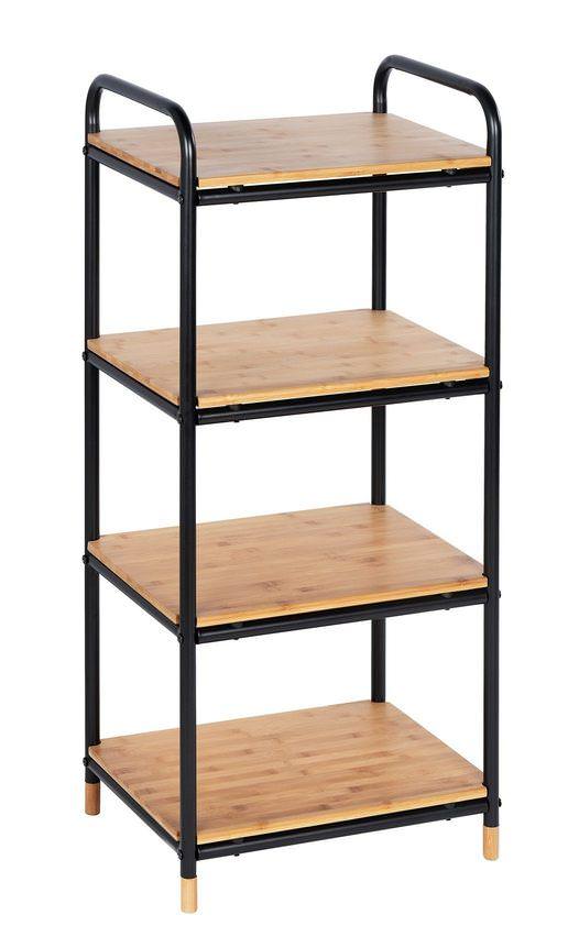 LOFT Standregal mit 4 Etagen aus Bambus