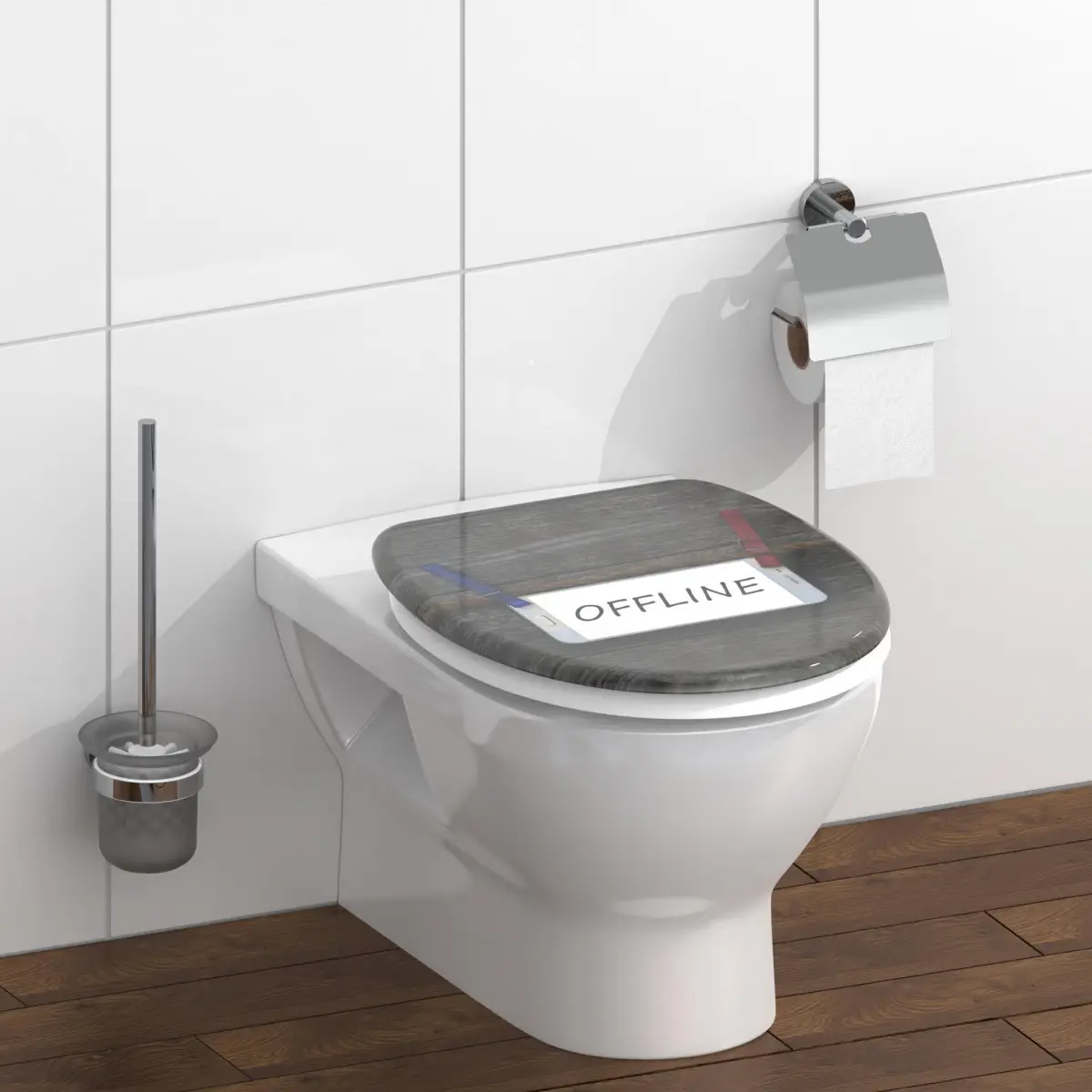 OFFLINE WC-Sitz mit Absenkautomatik