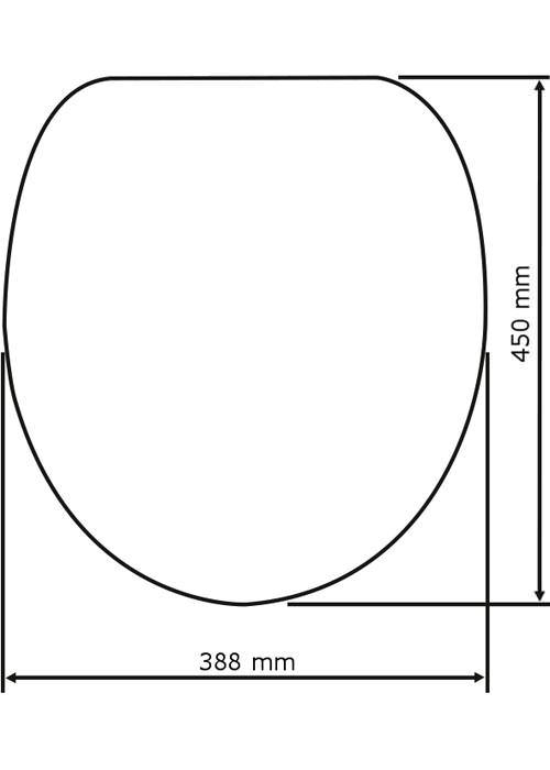 21743100_4 ACRYL WHITE WC-Sitz mit Absenkautomatik