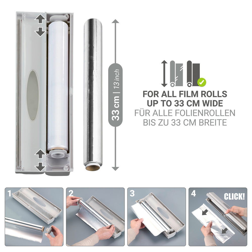 PERFECT CUTTER L Folienschneider in lichtgrau, 2er-Set