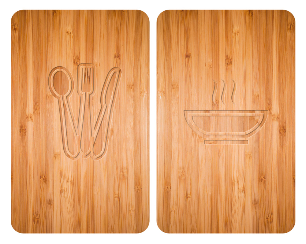 Herdabdeckplatte Universal Lunch 2er Set