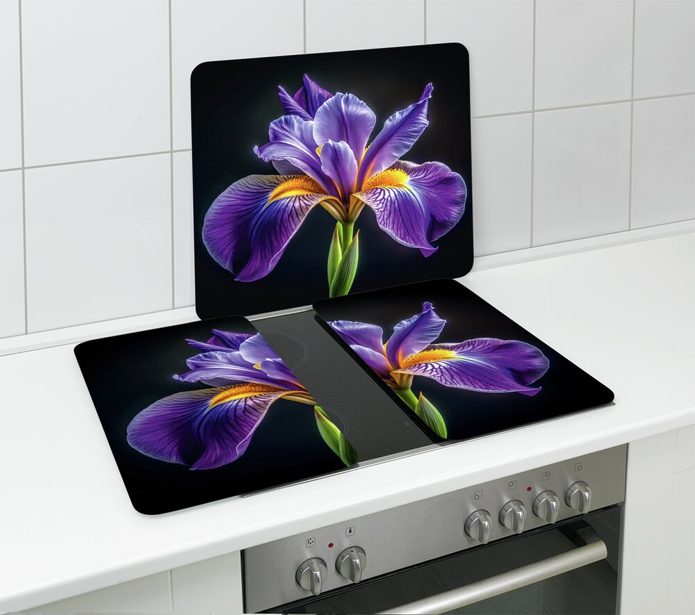 IRIS Multiplatte 56x50 cm aus Glas