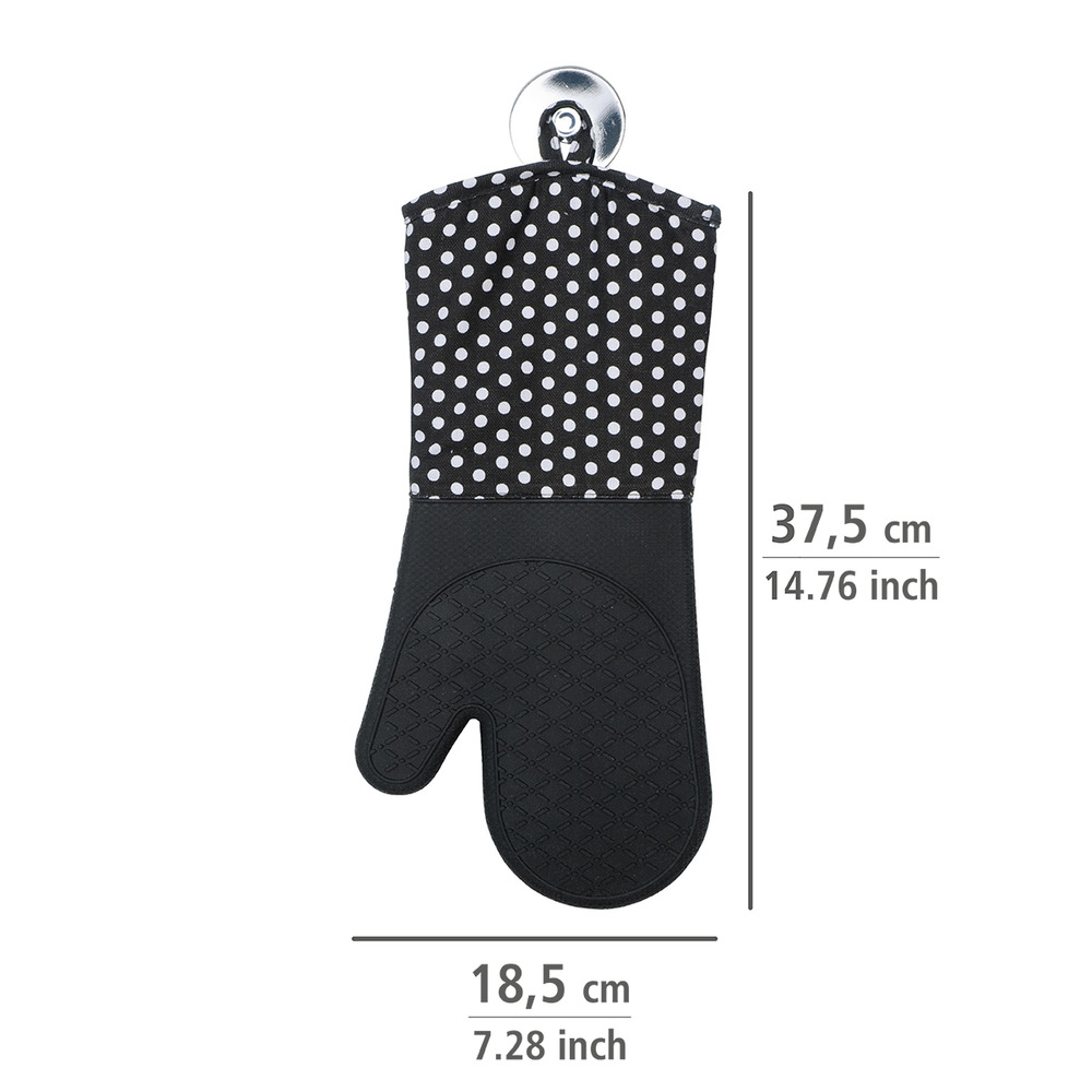 SILIKON schwarz Topfhandschuhe