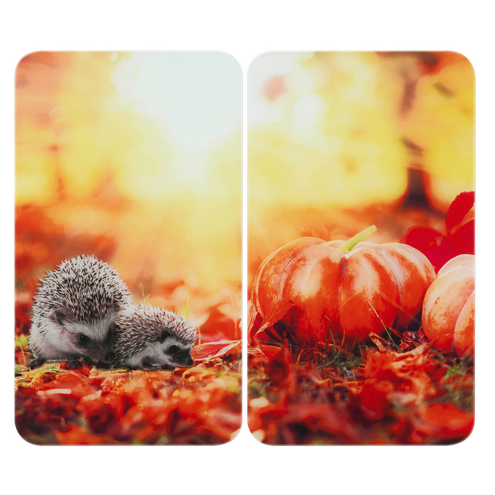 Herdabdeckplatte Universal Mod. Herbst, 2er Set