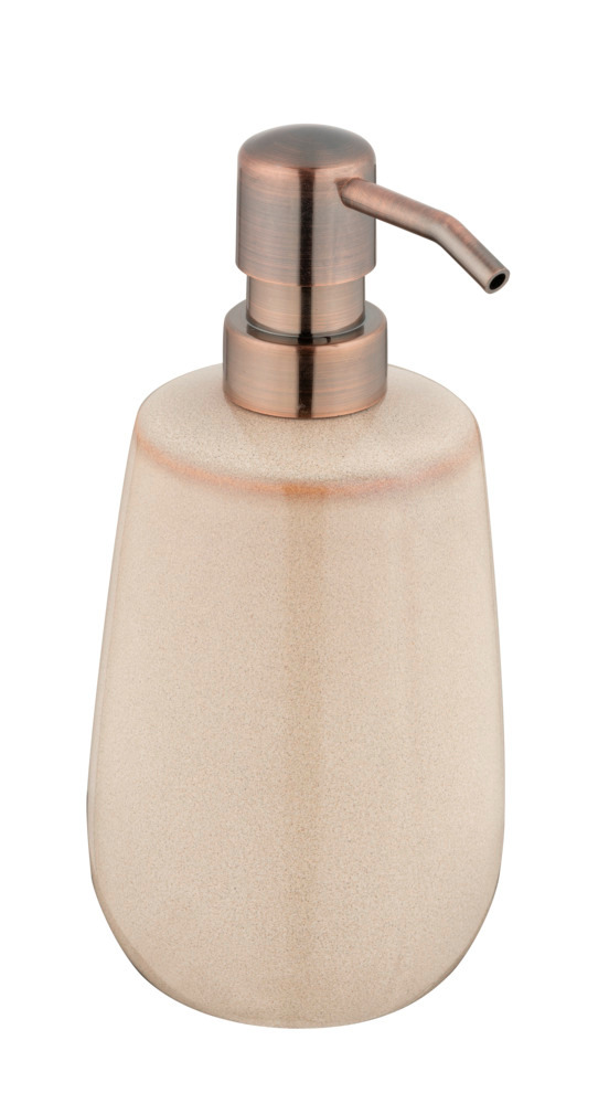 SIRMIONE beige Badzubehör-Set aus Keramik, 2-teilig SIRMIONE beige Badzubehör-Set aus Keramik, 2-teilig