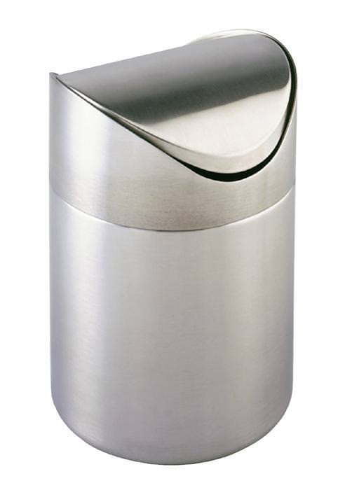 16800100_0 Edle Optik: Kosmetikeimer aus satinierten Edelstahl