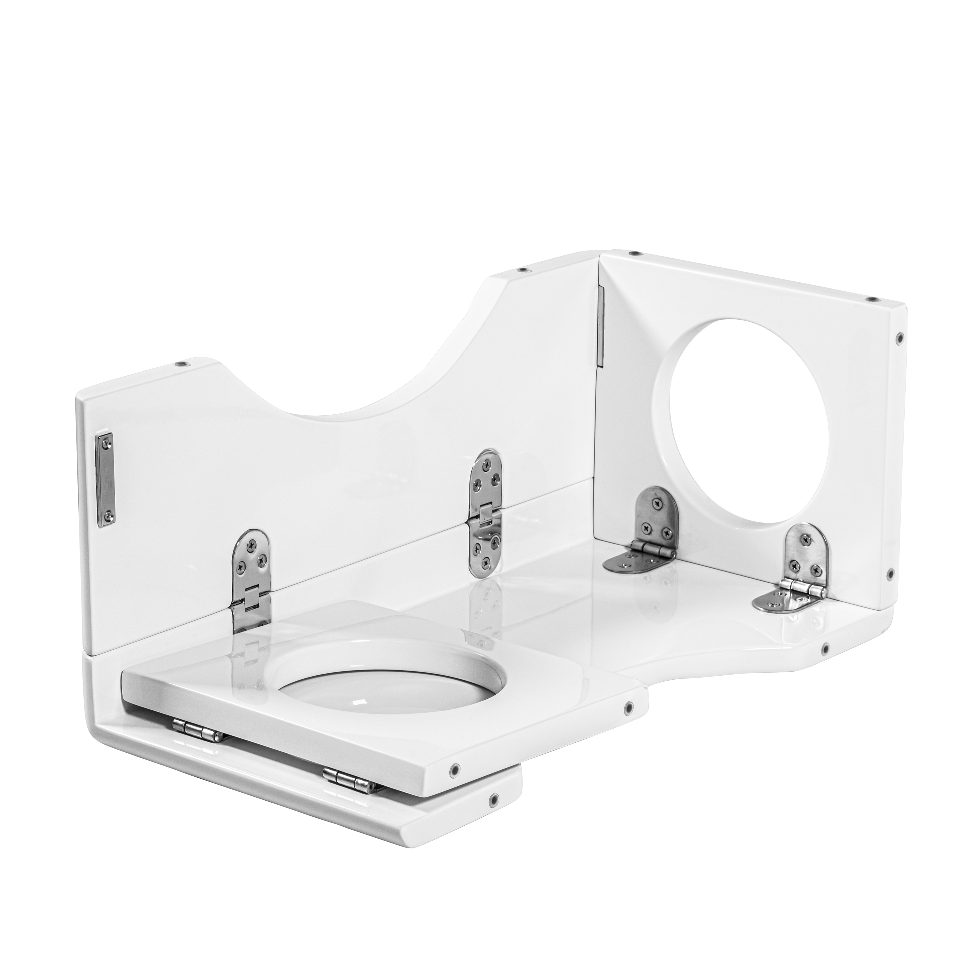 LOKI Toilettenhocker klappbar, belastbar bis 150 kg