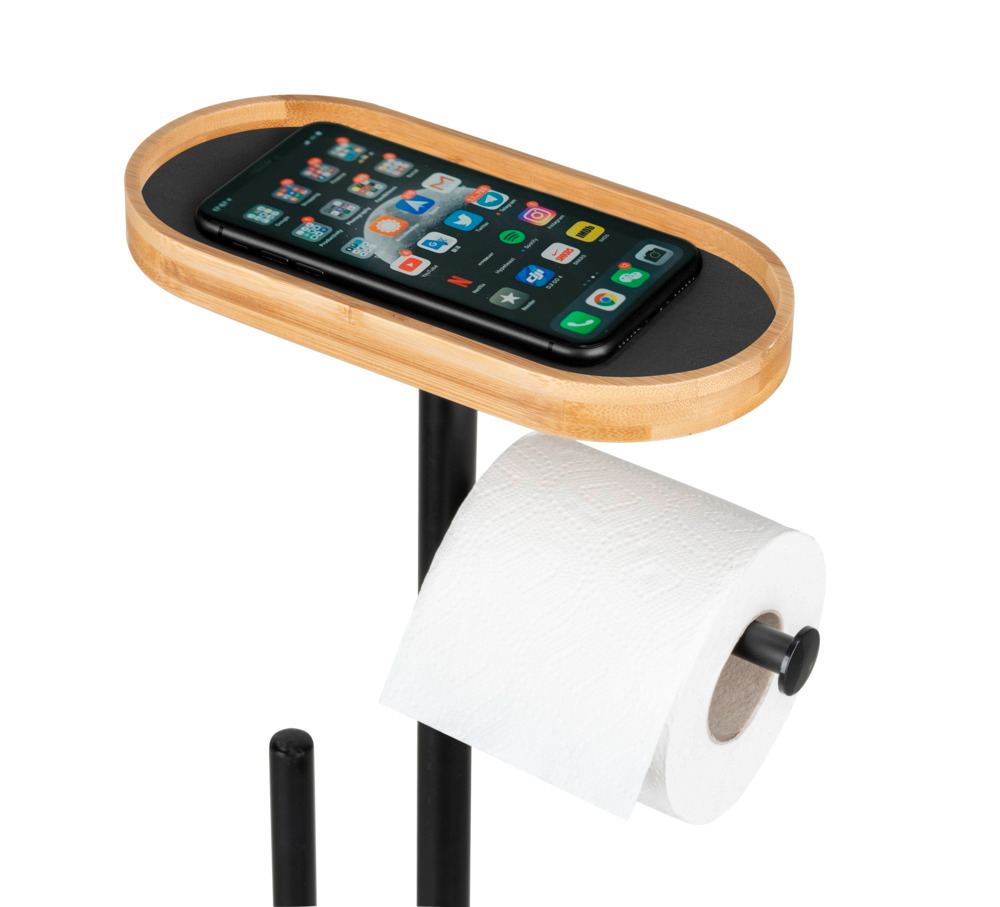 POMAROLO Stand WC-Garnitur mit Ablage