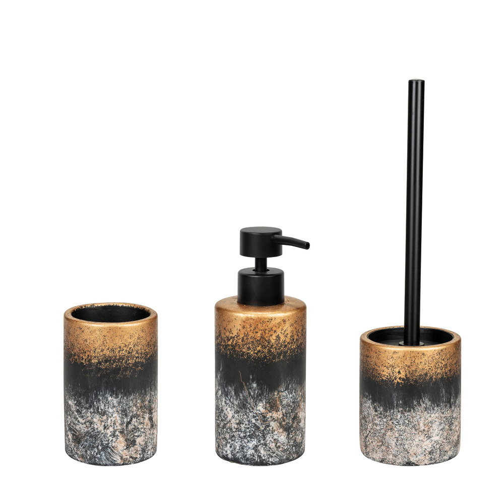 LACONA Badzubehör-Set aus Beton, 3-teilig