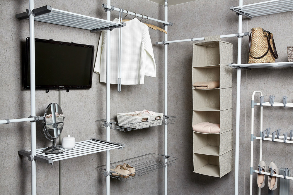 HERKULES Teleskop-System Kombination TWIN weiss