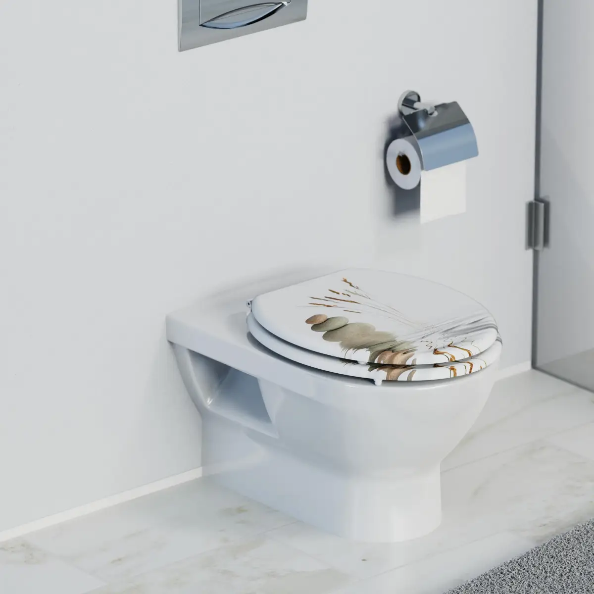 BALANCE WC-Sitz mit Holzkern