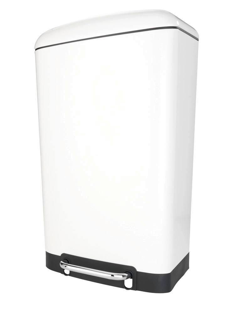 54920100_treteimer-studio5 STUDIO weiss Treteimer, 30 Liter, Easy Close