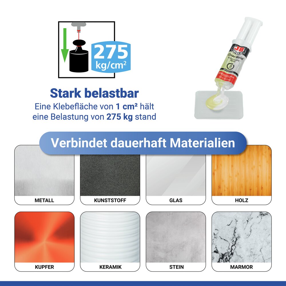 ClearWeld 2-Komponenten-Kleber